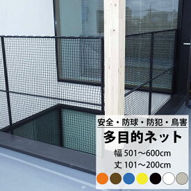 [全品ポイント5倍×20日限定] ネット 網 多目的ネット幅501～600cm 丈101～200cm 25mm目 【NET15C】 ベランダ 転落防止 ゴルフネット 防球ネット 鳥よけ 鳥害ネット 防犯ネット 安全ネット JQ