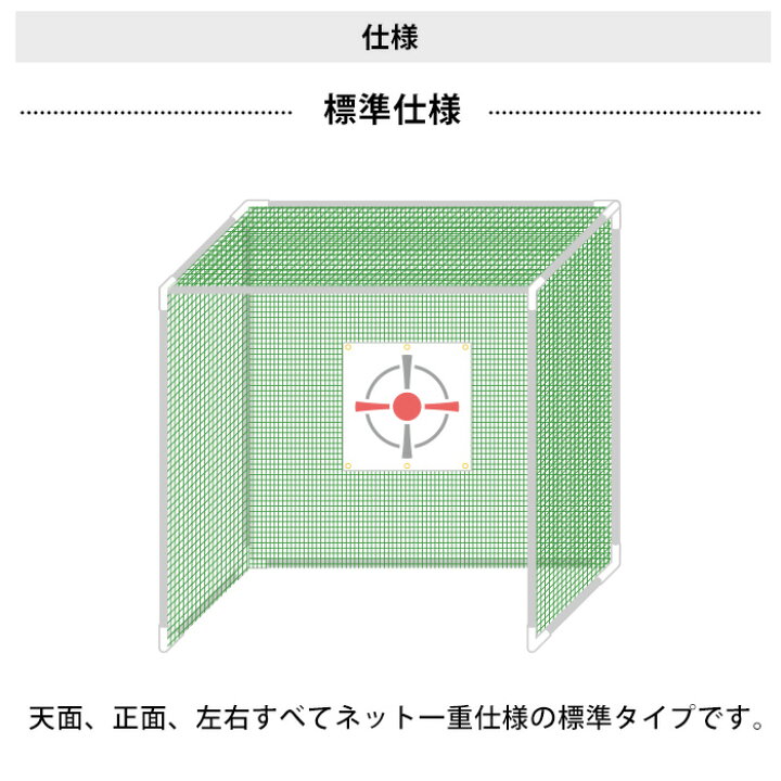楽天市場】[ポイント10倍×4日20時から6時間限定] ゴルフ練習用ネット 