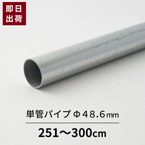 PǃpCv pCv 48.6mm 3m܂ | pCv pCv SpCv P DIY y  h Vo[ o 48.6×1.8 [yċ pPǃpCv X[p[Cg700 251`300cm]
