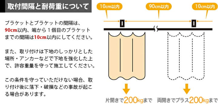 楽天市場】大型レール カーテンレール GTZ型 直線レール 4m レール 耐 