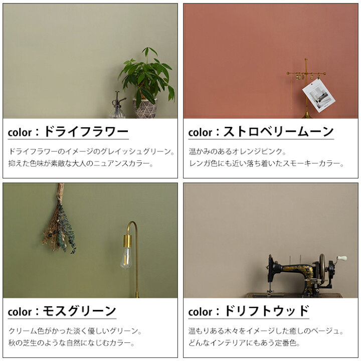 楽天市場 本日ポイント5倍 水性塗料dippin Paintシリーズ 共通色見本 カットカラーサンプル マットウォール マットカラー カーペイント シャビー アースカラー系 Diy