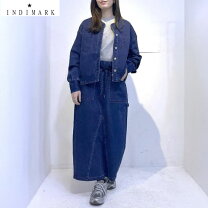 INDIMARK インディマーク デニムロングスカート WJ079 ホワイトデニム MAGIC-U Lady s - 通販 - Yahoo ショッピング