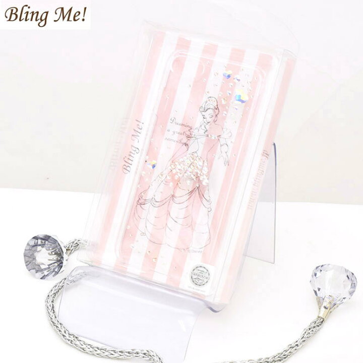 楽天市場 本日 10倍 アフター 40倍 Max00クーポン 目玉商品 Sale セール 50 Off Prologue Bling Me Disney コラボ キラキラ スワロ装飾デコ スマホケース Belle ベル Iphone Case 8 7 Se2用 6 6s可 メール便不可 返品不可正規品