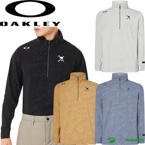 I[N[  n[tWbv bNlbNVc XJ G{X bNVc Y FOA408241 gbvX StEFA 2025NH~f Oakley Skull Embossed LS Mock Shirt H~EFA 