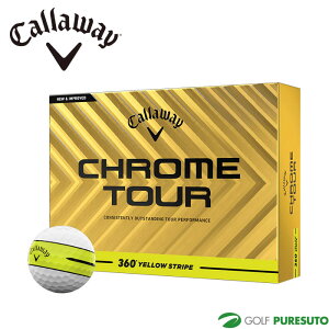 LEFC CHROME TOUR 360° YELLOW STRIPE St{[ 2025Nf 1_[X 12 Callaway Golf