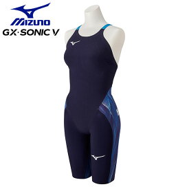 在庫処分 レディース ミズノ mizuno 競泳用GX・SONIC V MR ハーフスーツ 女性 N2MG0202 FINA承認モデル 競泳水着 中距離向け マルチレーサーモデル
