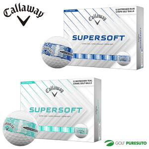 �L�����E�F�C SUPER SOFT DISTRESSED STRIPE �S���t�{�[�� 1�_�[�X 12���� 2026�N���f�� �X�[�p�[�\�t�g �f�B�X�g���C�X �X�g���C�v Callaway BLUE TEAL �����Y