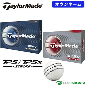 �I�E���l�[�� �e�[���[���C�h �S���t�{�[�� TP5 Stripe TP5x Stripe 1�_�[�X 12���� 2026�N���f�� TaylorMade GOLF �e�B�[�s�[�t�@�C�u �G�b�N�X �X�g���C�v �����Y�y��Ti���z