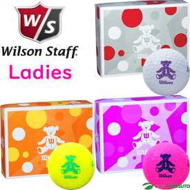 レディース ウィルソン ベアー 4 ゴルフボール 1ダース golf ball