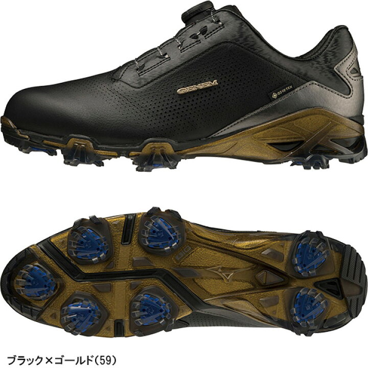 楽天市場】ミズノ ゴルフシューズ ジェネム プロ GTX ボア メンズ 