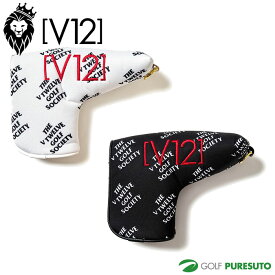 V12 ゴルフ パターカバー ピンタイプ ブレードタイプ TVGS PUTTER PING 高級感 白 黒 V122220-AC04 おしゃれ golf ゴルフ用品 ゴルフクラブカバー