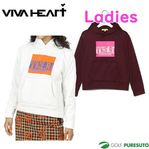 レディース ビバハート ゴルフ パーカー フード 裏フリースボックスロゴ 012-37010 ゴルフウェア おしゃれ golf ブランド