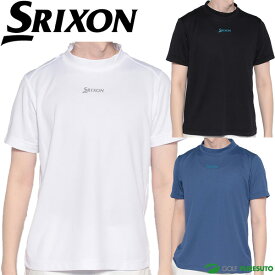 スリクソン 半袖 ストレッチ ディンプル鹿の子 モックネックシャツ ZEROround メンズ RGMVJA01 ゴルフウェア ブランド