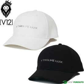 V12 ゴルフキャップ LX 3D CAP VLX2320-CP02 帽子 ヘッドウェア ゴルフウェア 2023年秋冬モデル ヴィトゥエルブ 秋冬ウェア メンズ レディース ユニセックス おしゃれ ブランド