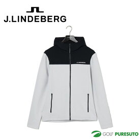 J.リンドバーグ ゴルフ フルジップ ロゴ パーカー 071-59014 トップス ゴルフウェア 2023年秋冬モデル J.LINDEBERG おしゃれ ブランド