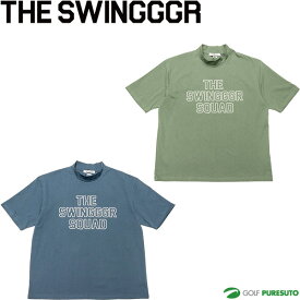 ザ スウィンガー 半袖 モックネックシャツ モックネックTシャツ B ユニセックス 0124-SWG-CT006 ゴルフウェア 2024年春夏モデル THE SWINGGGR SWINGER MOCK NECK TEE-B 春夏ウェア ザスウィンガー メンズ レディース おしゃれ ブランド