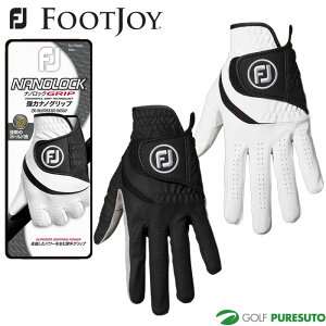 フットジョイ ゴルフ ナノロックグリップ 23 片手用(左手装着用)FGNG23 2023年モデル FOOTJOY GOLF ゴルフ小物 ゴルフグッズ ゴルフグローブ 右利き用 合成皮革 メンズ