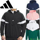 アディダス ゴルフ 長袖 ハーフジップ フーディー ツイストウィーブ アーカイブデザイン サイドジップ付き メンズ JSC10 IM7226／IM7220／IM7221／IM7223 トップス ゴルフウェア 2024年秋冬モデル adidas golf 秋冬ウェア おしゃれ