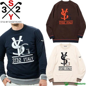 SY32 by SWEET YEARS  N[lbNZ[^[ jbg SYGS Y SYG-24A042 gbvX StEFA 2024NH~f H~EFA GXCT[eBgD oC XEB[gC[Y SYG24A042 SYG LOGO C