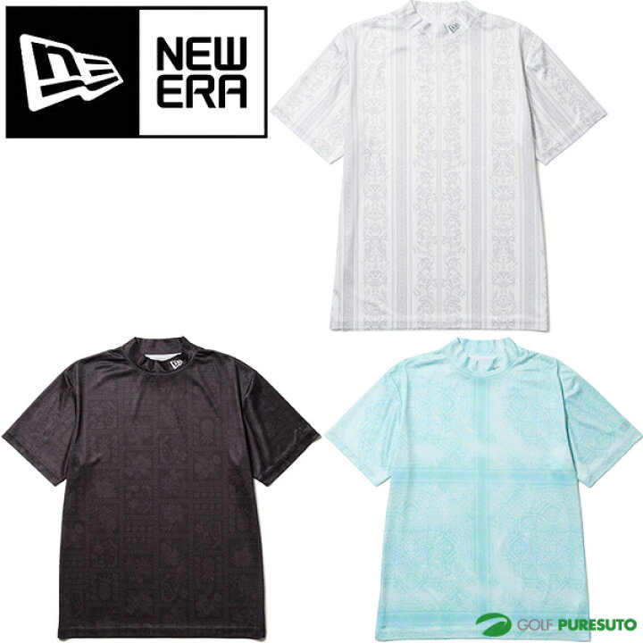 楽天市場】ニューエラ ゴルフ 半袖 ミッドネック Tシャツ Bandana All 