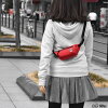MEIエムイーアイナイロンミニマムムーンボディバッグ