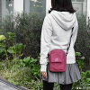 anello杢調ポリエステルスクエアミニショルダーバッグ