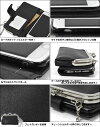 フェイクレザーがま口ポーチ付き手帳型iPhoneケース