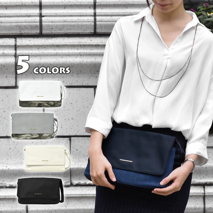 楽天市場】クラッチバッグ レディース/フェイクレザー 2way クラッチ 