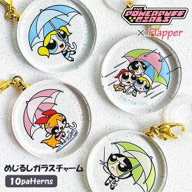 パワーパフガールズ めじるしアクセサリー めじるしチャーム 目印アクセサリー 目印チャーム アンブレラマーカー ボトルマーカー シリコンリング 傘 FLAPPER フラッパー めじるしガラスチャーム チャーム 雑貨 小物 グッズ パワパフ キャラクター 可愛い かわいい r