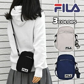 FILA フィラ ミニショルダーバッグ ショルダーバッグ レディース 斜めがけ 大人 小さめ おしゃれ 軽量 スポーティー/ ポリキャンバス ラバーネーム /スマホショルダー スマホショルダーバッグ スマホポーチ 縦 縦型 縦長 シンプル オシャレ ナイロン ブランド バッグ/ r