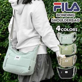 FILA フィラ ナイロン ボンディング ショルダーバッグ レディース 斜めがけ 大人 おしゃれ 軽量/ 中綿 ふわふわ キルティング ミニショルダーバッグ 斜めがけバッグ 斜め掛けバッグ ペットボトルが入る ペットボトル シンプル 軽い 小さめ 大人っぽい きれいめ ブランド/ r