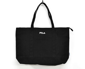 FILA フィラ トートバッグ メンズ キャンバス 大きめ ファスナー付き A4 通勤 肩掛け 大学生 無地 軽い オシャレ/ トート バッグ ファスナー ジップ付き チャック付き 大容量 厚手 丈夫 シンプル 軽量 おしゃれ 大人 肩がけ 手提げ 通学 旅行 帆布 布 生成り ブランド/ r