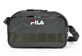 FILA フィラ ミニショルダーバッグ ショルダーバッグ メンズ 斜めがけ かっこいい 小さめ おしゃれ 軽量 スポーティー/ ポリエステル スクエア /四角 ウェービングテープ ポケット たくさん ペットボトルが入る オシャレ 大人 斜めがけバッグ シンプル ナイロン ブランド/ r