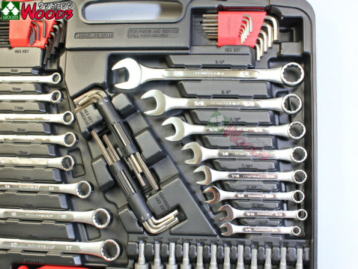 楽天市場】[Spring Sell] [PB-201] POWERBUILT 201ピース 工具セット 
