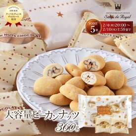 バレンタイン 大容量キャンディコートピーカンナッツチョコレート(360g) ナッツチョコレートランキング1位スイーツ プレゼント 食品 チョコ お菓子 詰め合わせ お礼 贈り物 洋菓子 ありがとう