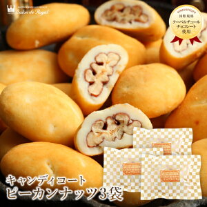 【キャンディコートピーカンナッツチョコ3袋セット】