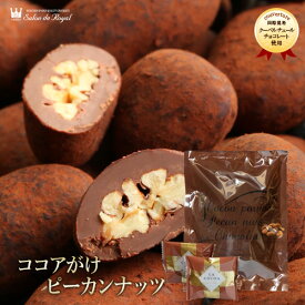 ホワイトデー スイーツ プレゼント 食品 プチギフト チョコ お菓子 詰め合わせ 贈り物 手土産 個包装 ありがとう お世話になりました/ピーカンナッツ(ペカンナッツ)第25回全国菓子大博覧会栄誉賞受賞 シリーズ累計86万個突破/ココアがけピーカンナッツチョコレート(100g/袋)