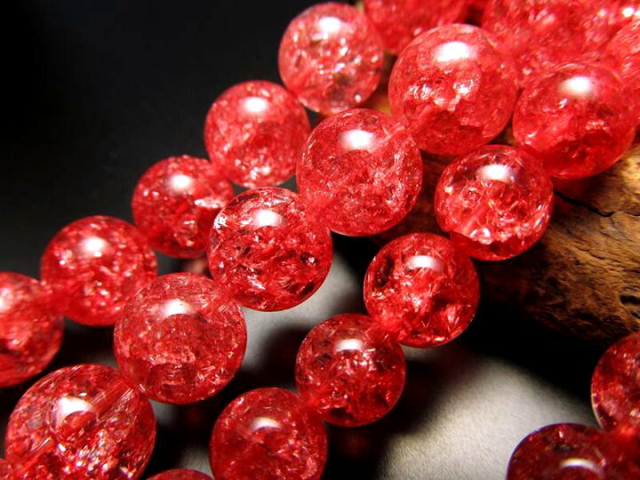 楽天市場】【激安宣言】レッド(赤)カラー【6mm珠 カラーレインボー水晶(爆裂水晶)】一連 約39cm レッド染色【ブラジル産】【geki】 :  ＣｏｍＲｏｓｅ