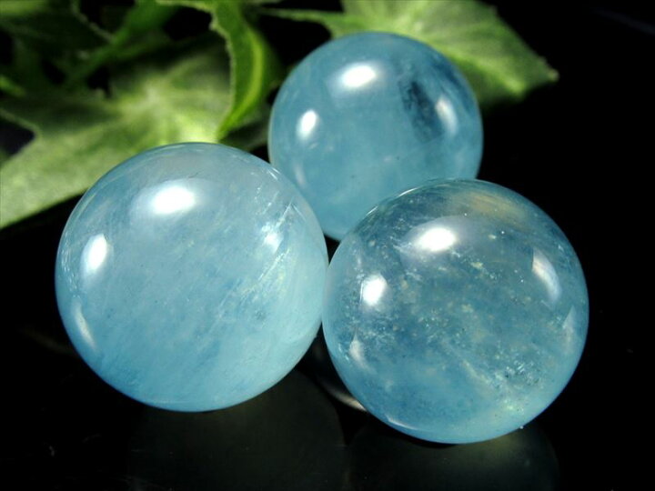 ⭐︎【天然】アクアマリン 丸玉 型ど 17.4mm 