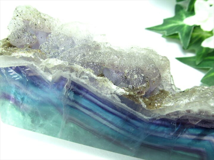 楽天市場】○希少な結晶面残し【フローライト(蛍石)ポイント ハーフ 