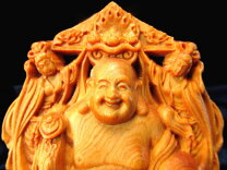 楽天市場】布袋 様 木彫りの通販