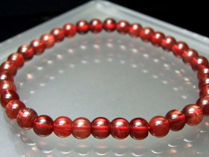 楽天市場】○5A【レッドアンデシン ブレスレット】5.5mm-6mm×36珠 全珠 