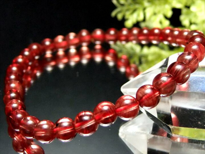 楽天市場】○5A【レッドアンデシン ブレスレット】5.5mm-6mm×35珠 全珠 