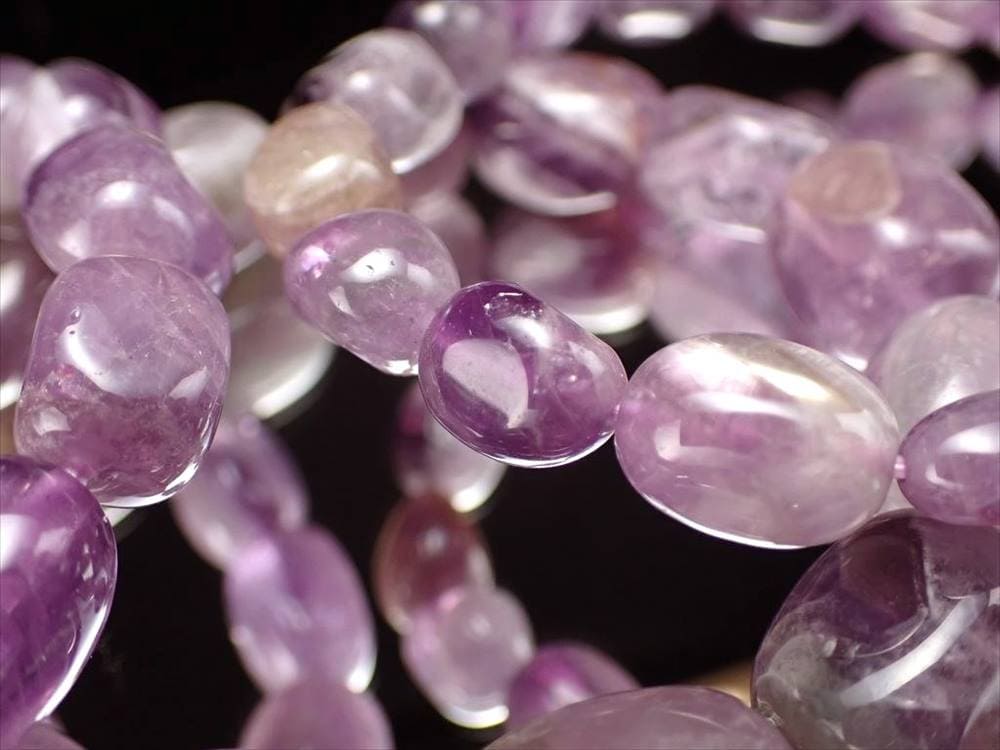 大特価幅約10mm-13mm 愛の守護石 紫水晶