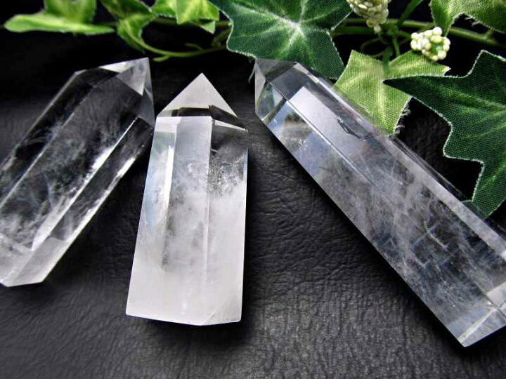 楽天市場】○【エンジェルラダー 天然透明 水晶ポイント (六角柱)】50g 