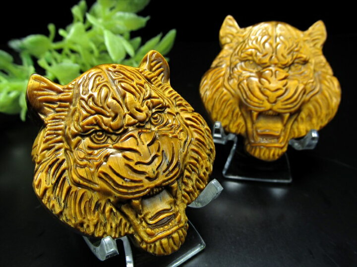 楽天市場】くっきりシラー【タイガーアイ 虎 彫刻置物】1個売り 重さ約 
