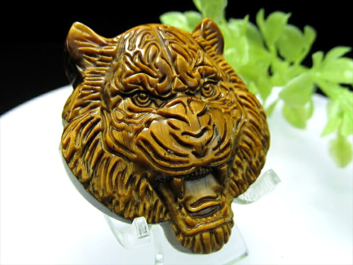 楽天市場】くっきりシラー【タイガーアイ 虎 彫刻置物】1個売り 重さ約 