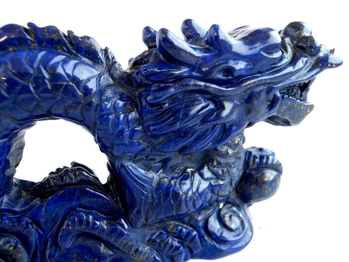 楽天市場】○【龍神 ラピスラズリ 龍彫刻置物】高さ約66.5mm 約265g 
