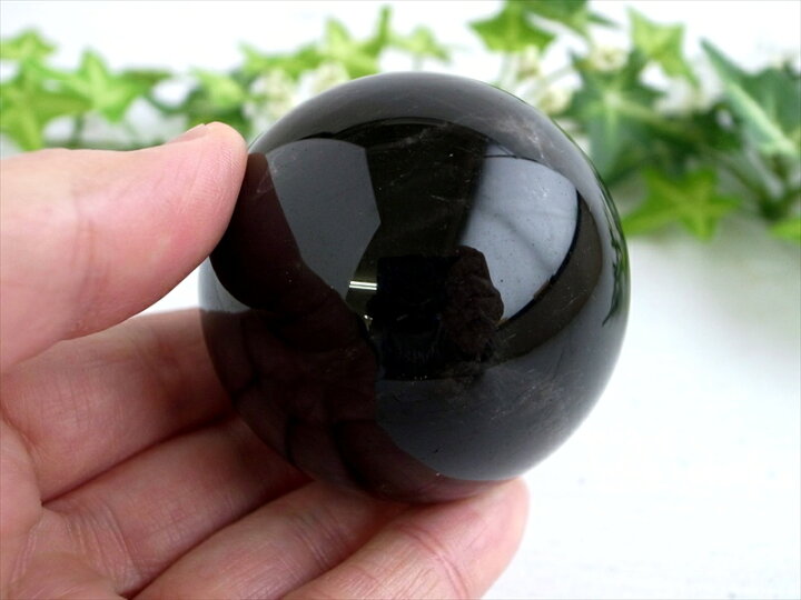 楽天市場】○ 漆黒の丸玉【スターモリオン 黒水晶 丸玉 台座付き】重さ 