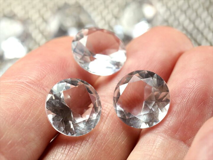 楽天市場】○【水晶 ダイアモンドカット タンブル】直径約10mm-12mm 1g 